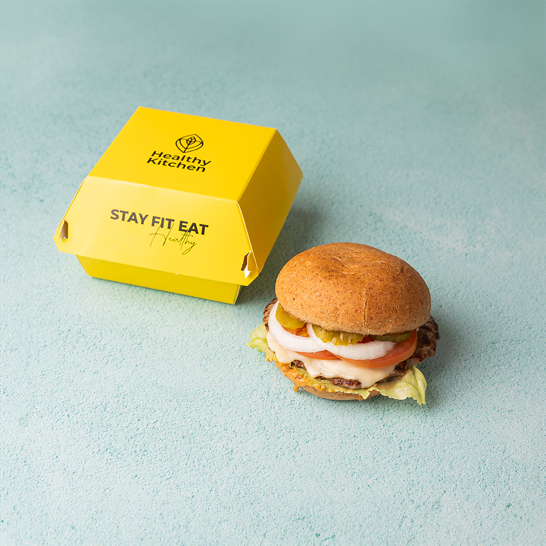 Fresh healthy burger